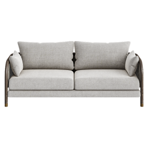 Двухместный диван Savoy Curved Cane