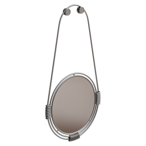 Round hanging mirror