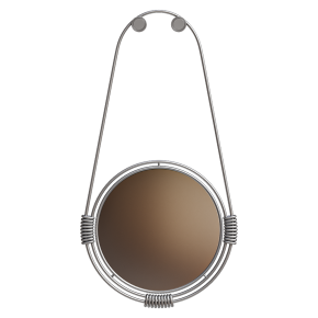 Round hanging mirror