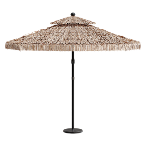 costway straw Parasol Umbrella