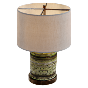 Table lamp Green Cylinder by Studio Tashtego