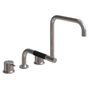 Kitchen faucet and handheld shower Set01 by Vola.