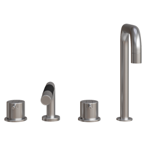 Kitchen faucet and handheld shower Set01 by Vola.