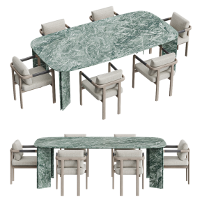 Maxwell & Montgomery dining table and chair