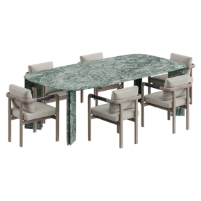 Maxwell & Montgomery dining table and chair